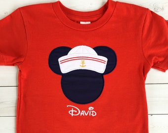 Personalized cruise shirt for Boys, Mouse, My First Cruise for Toddler Boy, Matching, Custom Outfits, Baby First Birthday, My First Trip