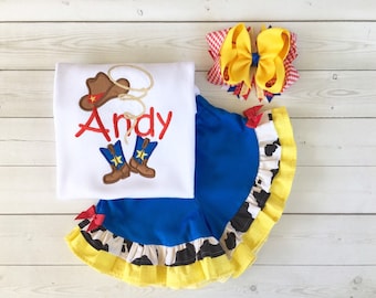 My First Trip Outfit for Girls, Cowgirl Outfits, Cowboy Outfit for Girls, Toy Cowgirl Shirts, Cowgirl Outfits for Toddlers, 1st Birthday