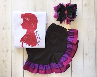 Princess Outfits, Alpine Princess Outfit, Ice Princess Shirts, Snow Princess Shirt, Girls Birthday Outfit, My First Trip Outfit for Girls