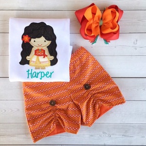 Princess Outfits for Girls, Hawaiian Princess Outfit, Princess Outfits for Toddlers, Princess Birthday Outfits, Cruise Outfit for Girls
