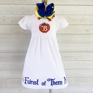 Princess Dress for Girls, Snow White Dress, Snow White Dress for Toddlers, First Trip Outfit, Snow White, Dress for Magic, Custom Dresses
