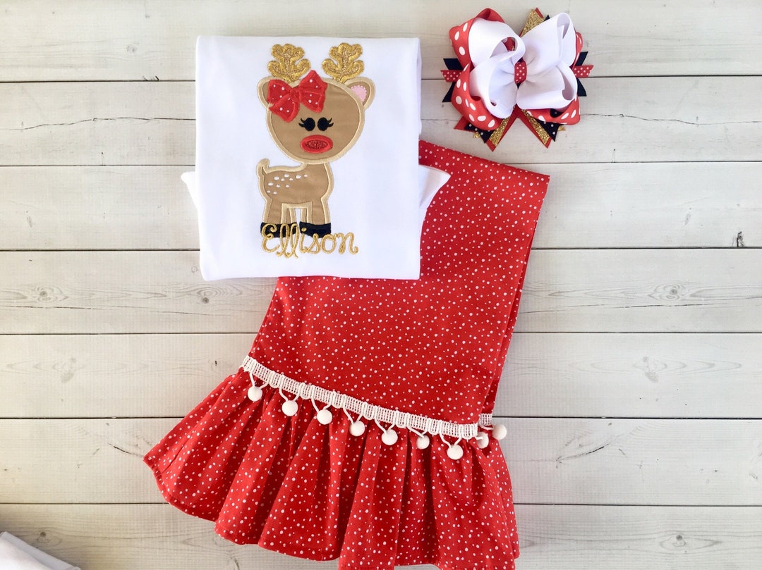 Christmas Outfits for Girls, Christmas Shirt for Girls, Matching