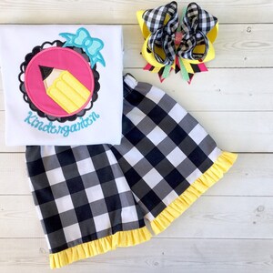 Back To School Outfits for girls, First Day of School shirts, Preschool Outfit, First Day of School Outfits, Toddlers, pencil