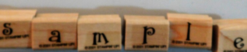Stampin Up Little Letters RETIRED Stamp Set Etsy