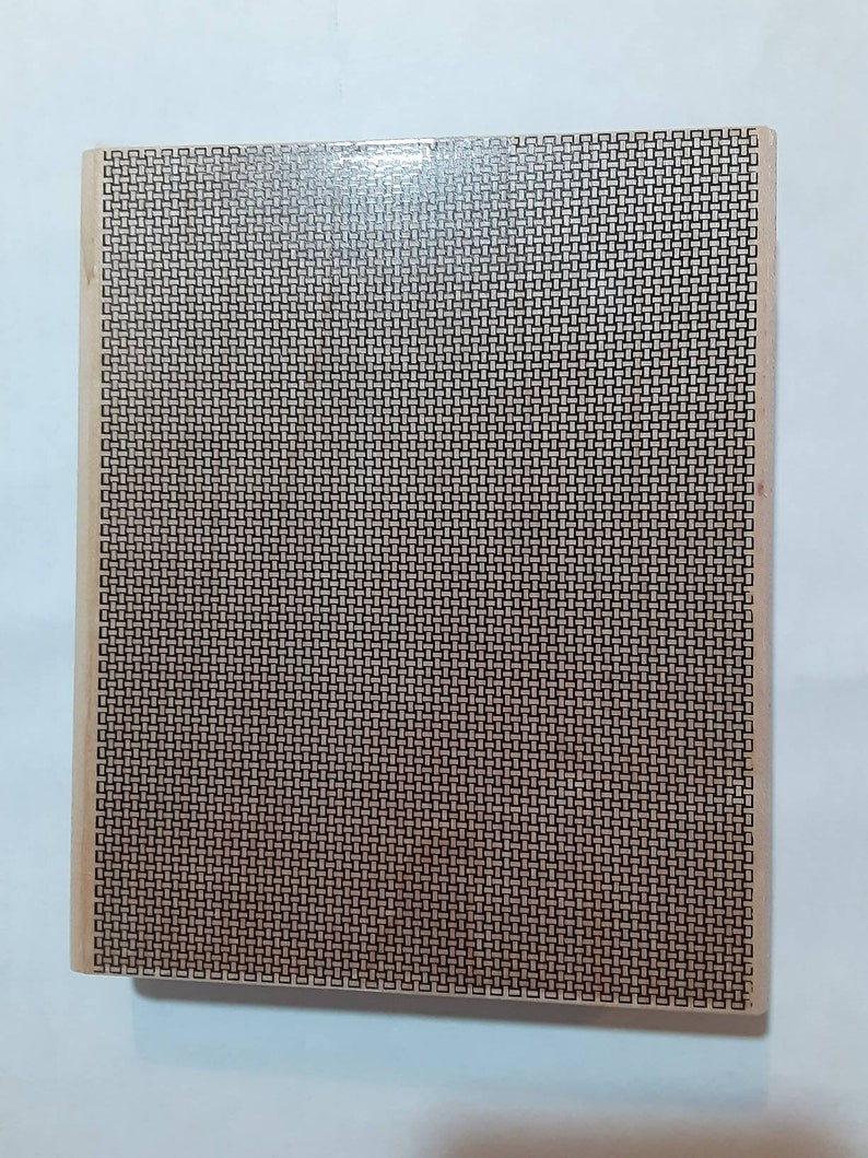 AIDA CLOTH background stamp Retired Stampin/' Up