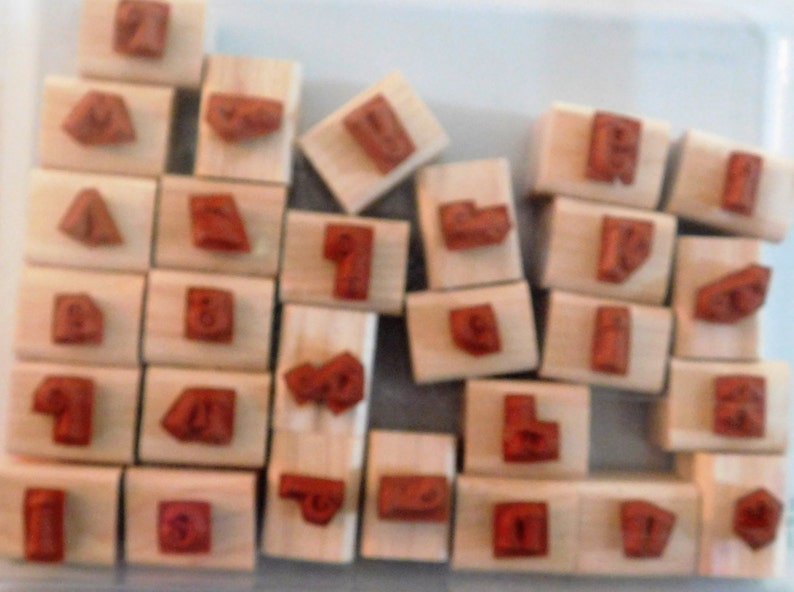 Stampin Up Little Letters RETIRED Stamp Set Etsy