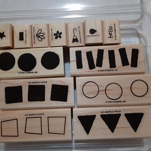 Stampin&#39; Up! FUN WITH SHAPES Retired stamp set
