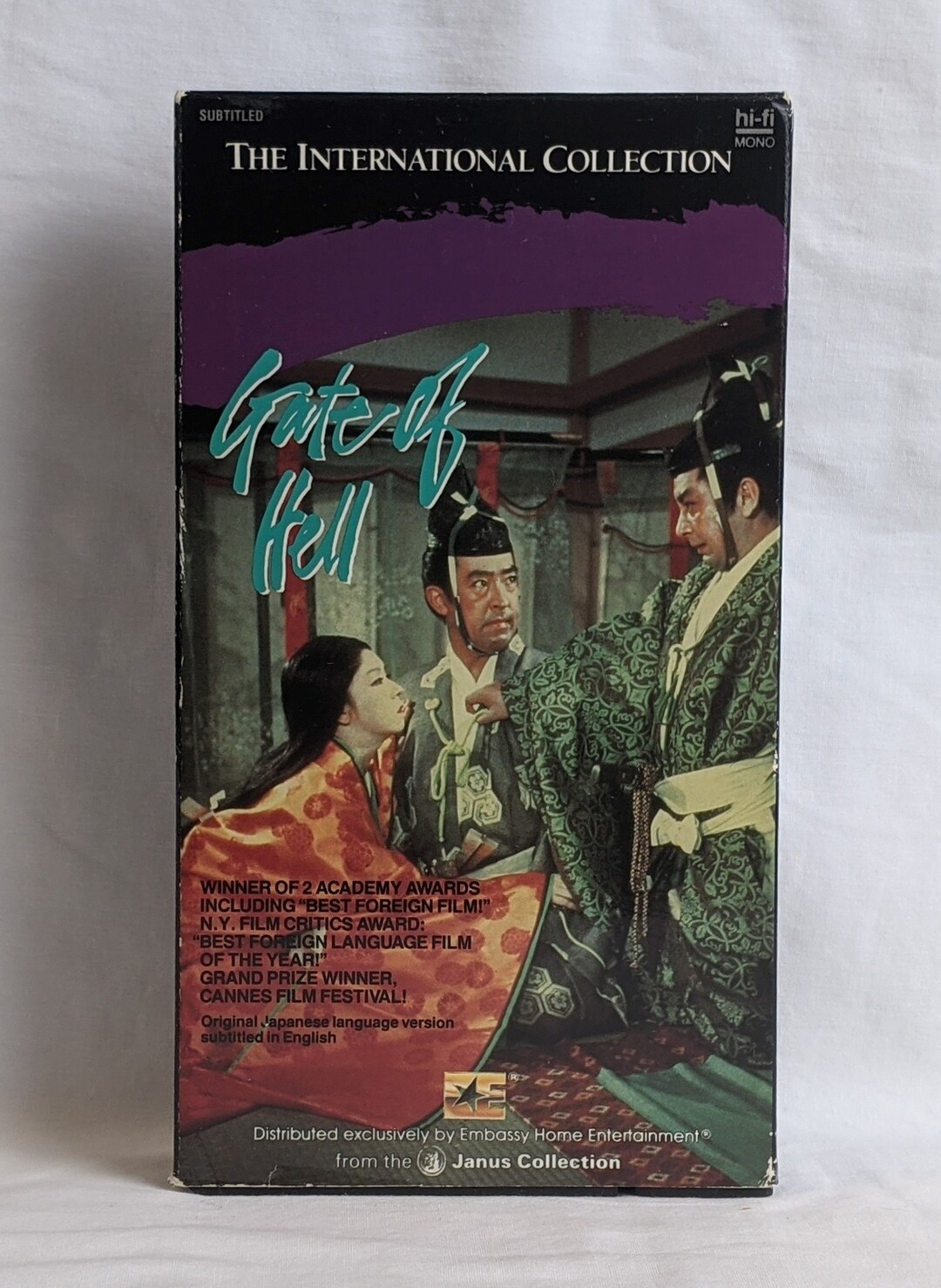 Gates, Of, Hell, VHS, Video, Film, Academy, Award, Winner, Samurai