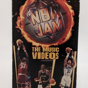 Vintage, VHS, NBA, Jam, The, Music, Videos, Basketball, Luther, Vandross, Shawn, Kemp, Scottie, Pippen, Larry, Johnson, Brownstone