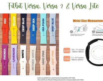 Create your own watch band for Fitbit Versa, Versa 2 & Versa Lite