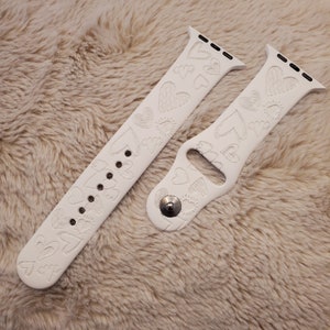 Hearts Watch Band / Hearts / Love / Silicone Watch band image 6