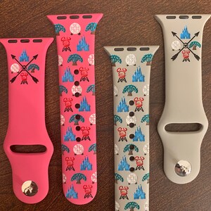 Disney Parks Watch Band / Engraved / Watch Band / Silicone / Disney World image 7