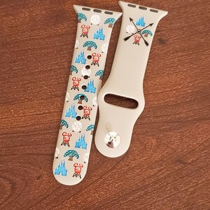 Disney Parks Watch Band / Engraved / Watch Band / Silicone / Disney World image 3