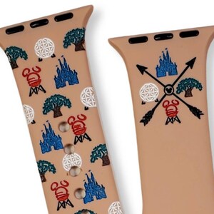 Disney Parks Watch Band / Engraved / Watch Band / Silicone / Disney World image 6