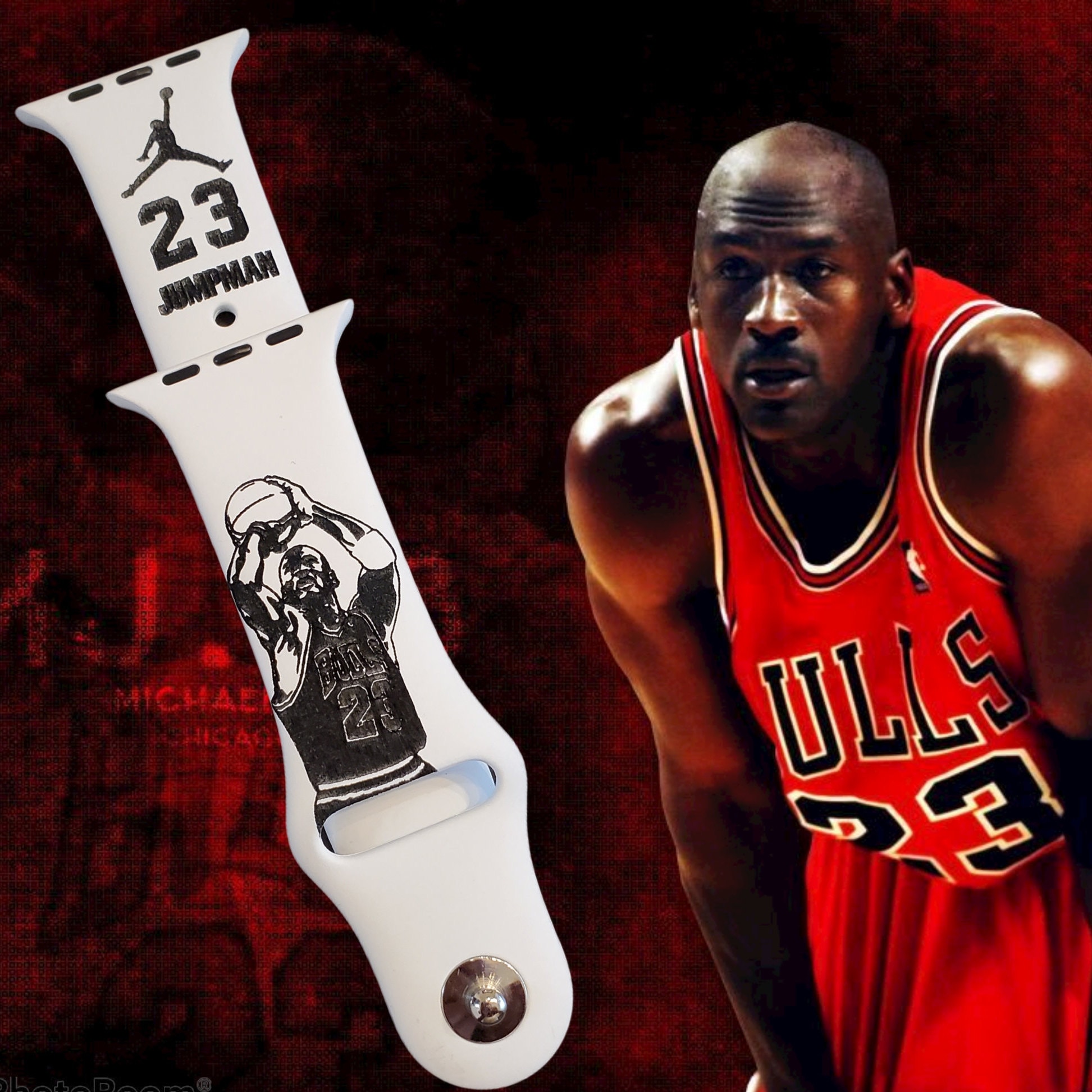 Michael Jordan Watch Band / Sports Silicone Band / Etsy