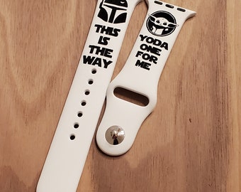 Baby Master Watch Band / Star wars inspired Gift / Silicone watch band