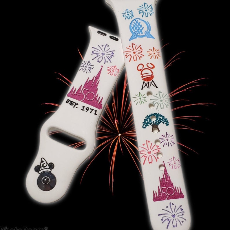Disney Watch Band 50 Years of Magic Disney World 50th Etsy