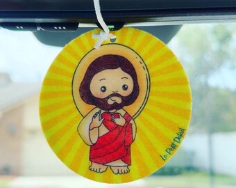 Religious Car Fresheners | St Jude Thaddeus | Mary of Guadalupe | John Paul II | St Charbel | Sacred Heart | St Francis of Assisi