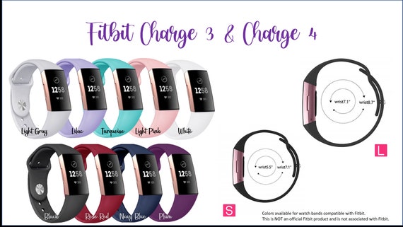 Compatible With Fitbit Charge 3 and 4 Watch Band Etsy