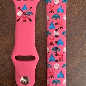 Disney Parks Watch Band / Engraved / Watch Band / Silicone / Disney World image 5