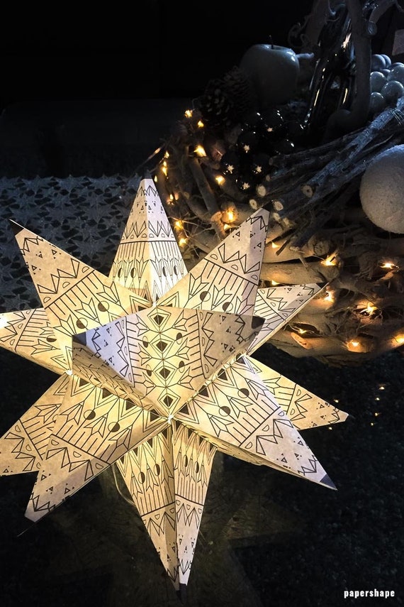 Big christmas star sale light