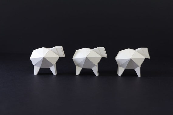 Decor Nativity Scene Advent Calender 3d Origami Diy Kit Papershape