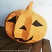 Papercraft Pumpkin Fall Decor PDF Template - Etsy