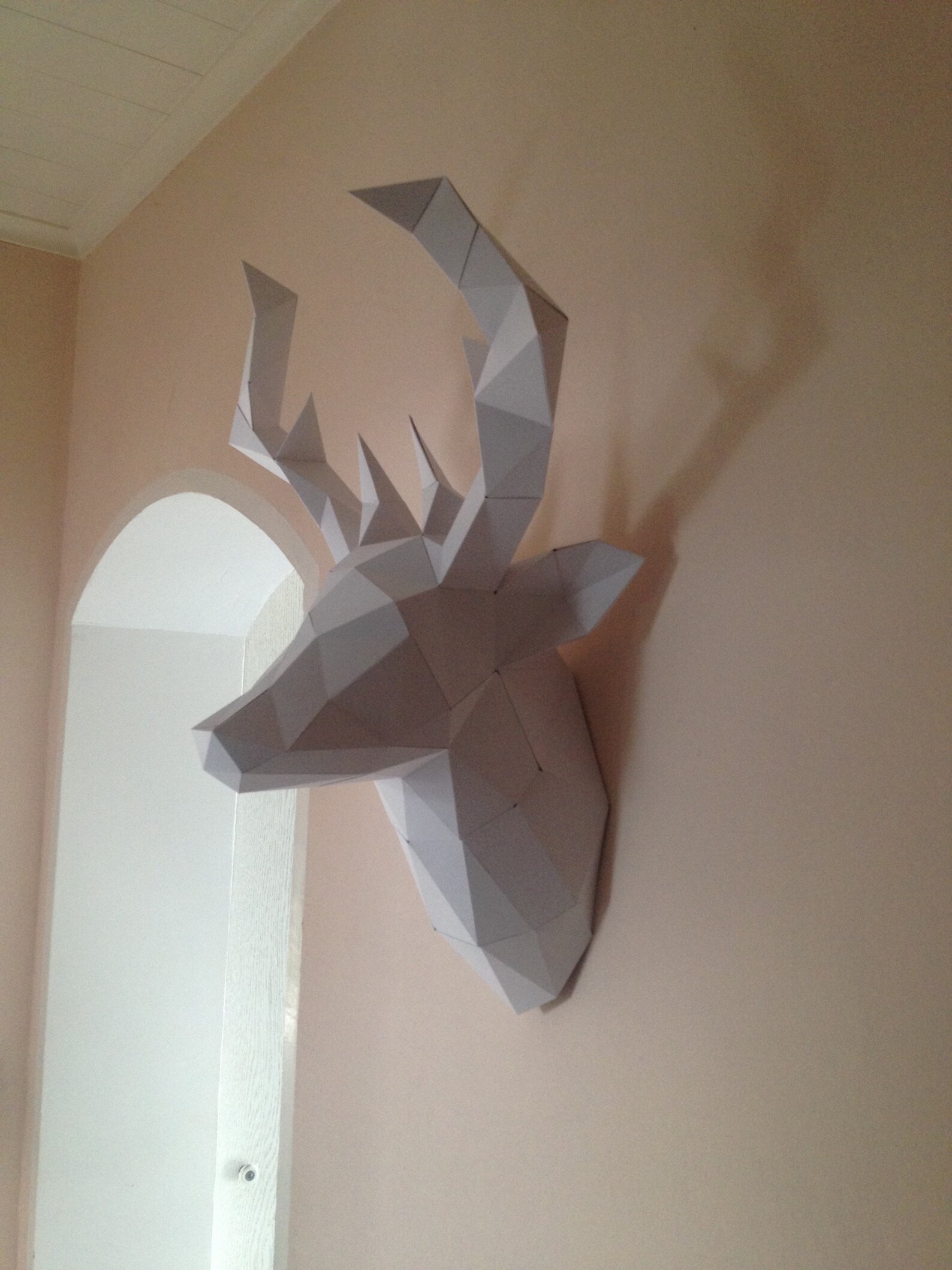 Tête de cerf de kit de bricolage papercraft Cerf origami Etsy