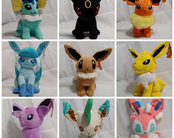 Shiny Eevee Plush Etsy Shiny Eevee Plush Etsy