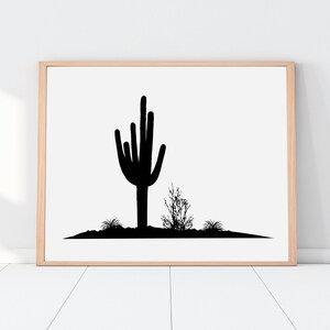 Desert Cactus Printable Art minimalist art digital download printable women gift minimalist wall art décor printable gift cacti printable