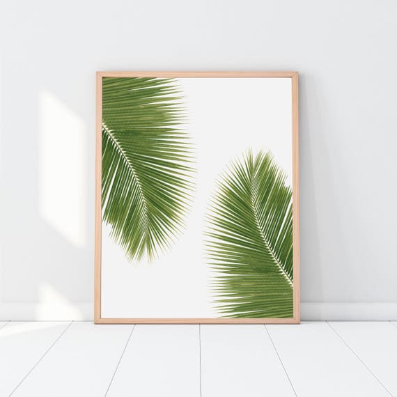 Tropical Printable Palm Tree Photo Home Wall Decor Palm Trees Wall Art Palm Trees Print Palm Trees Printable Tropical Leaf Print