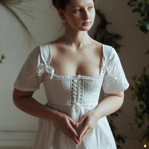 Regency Empire corset, beginning 19th century, Europe
