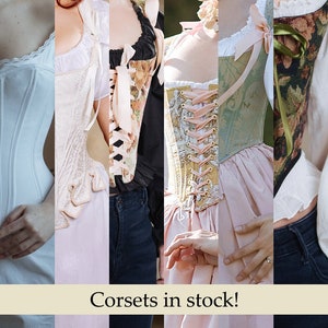 In Stock Corsets! Ready to ship, rococo 18th century, 19th century style