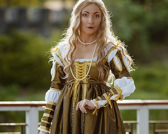 Borgia Dress - Renaissance Dress - 16th Century Italian Fashion - Etsy
