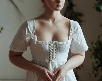 Corset Empire Régence, début du XIXe siècle, Europe