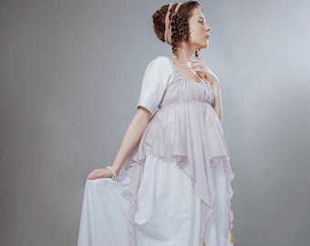 In stock! Regency Empire dress, beginning 19th century, Europe