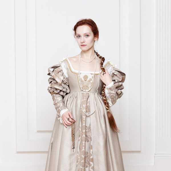 Renaissance Wedding Dress - Etsy