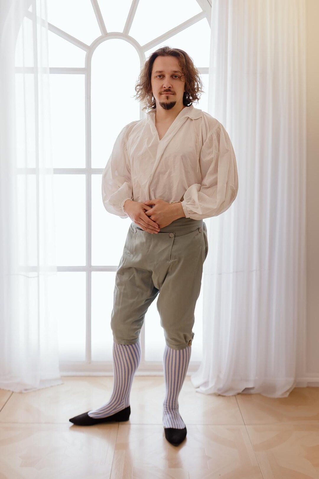 Man Chemise of 18th Century, Rococo Period European Fashion - Etsy