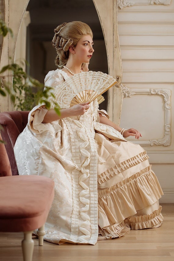 Buy In Stock Robe a La Francais Rococo Dress Sack Dress 18th Century Europe Online in India Etsy