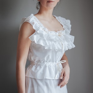 Camisole, Edwardian corset cover 1900s