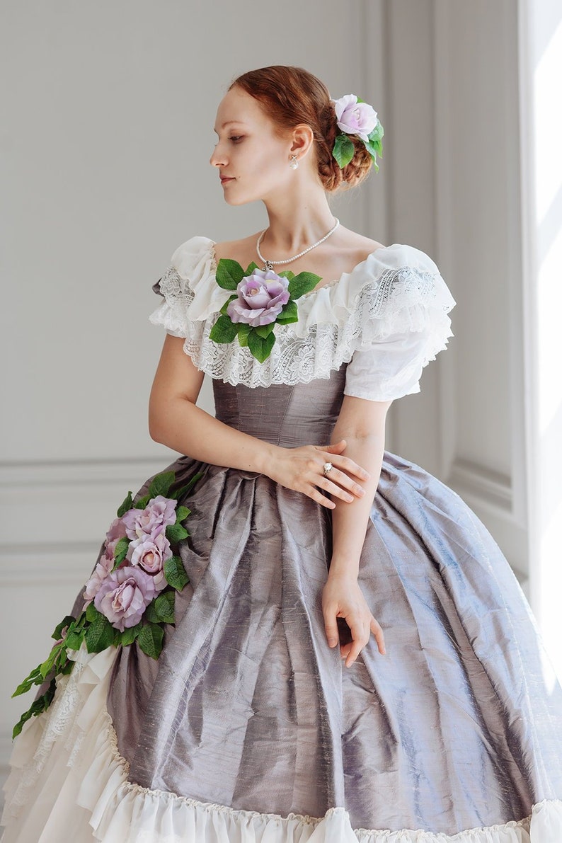 The Romantic Period Evening Dress