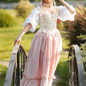Modern Rococo Corset Rococo Corset Stays With Tabs (tassets), 18th Century - Etsy