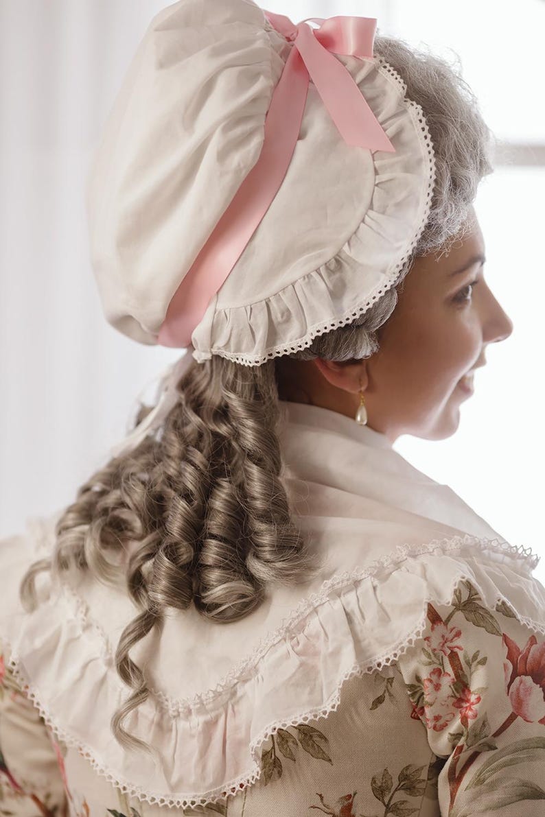 Puff Cap Headwear Rococo 18th Century - Etsy