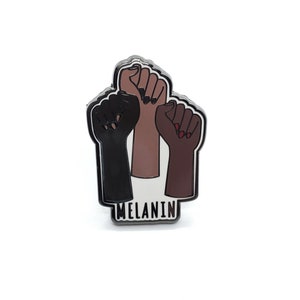 Melanin Enamel Pin