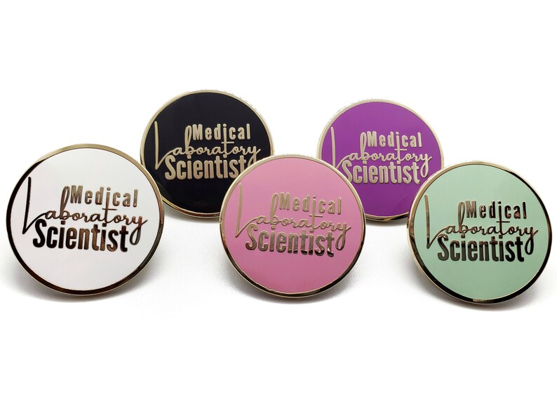 Medical Laboratory Scientist Enamel Pin Etsy