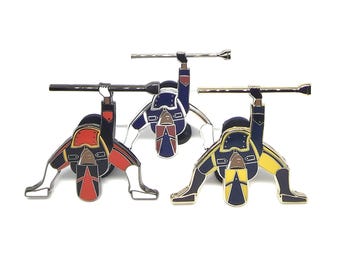 Pin de esmalte de tambor mayor de la HBCU