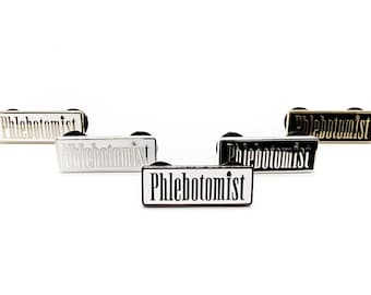 Phlebotomist Enamel Pin