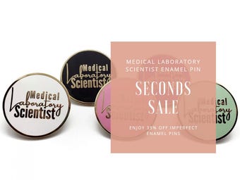 Seconds Sale - Imperfect Medical Laboratory Scientist Enamel Pin