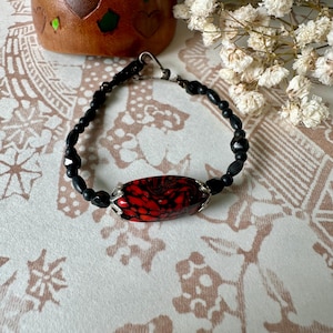 R229 Vintage Haori Himo Beaded Stones Ties | Traditional Japanese Accessory | Kimono and Haori Closure