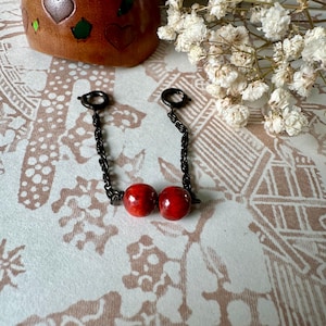 R235 Vintage Haori Himo Beaded Stones Ties | Traditional Japanese Accessory | Kimono and Haori Closure